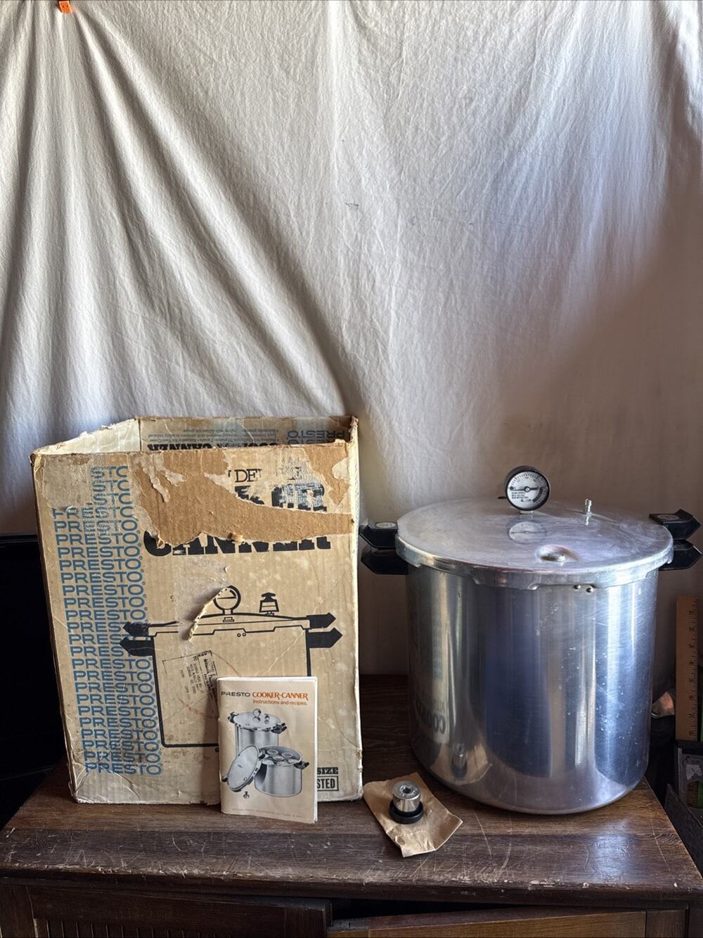 Presto 22 qt Aluminum Pressure Cooker Canner w box, 01780 Model